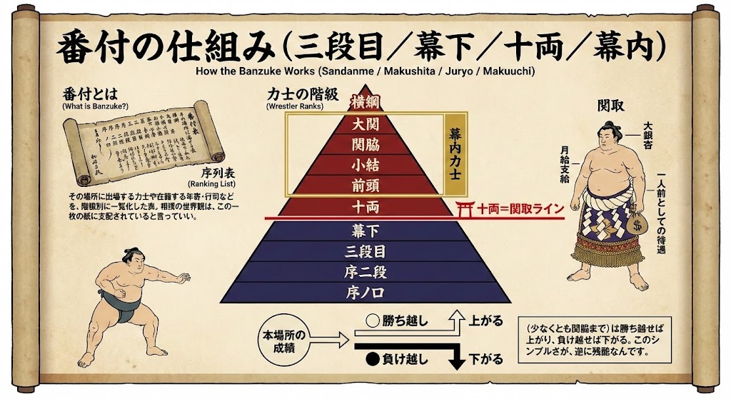 サンクチュアリの番付けの仕組み