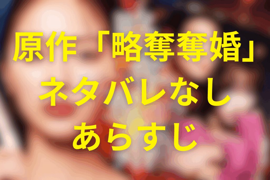 原作「略奪奪婚」ネタバレなしのあらすじ