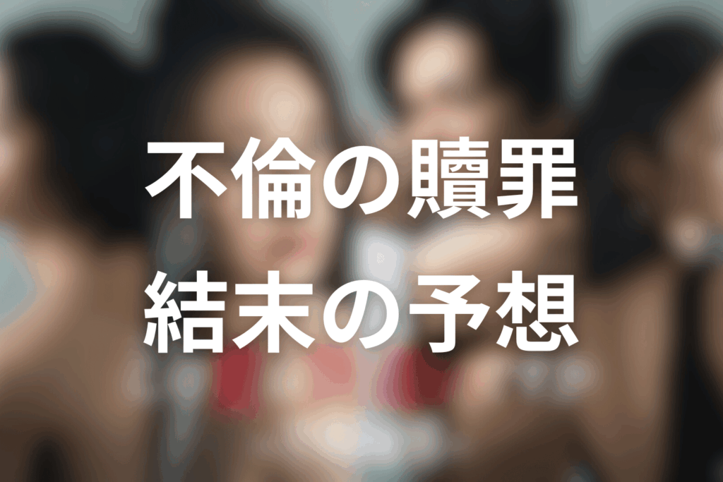 ドラマ「この愛は間違いですか～不倫の贖罪」の結末予想