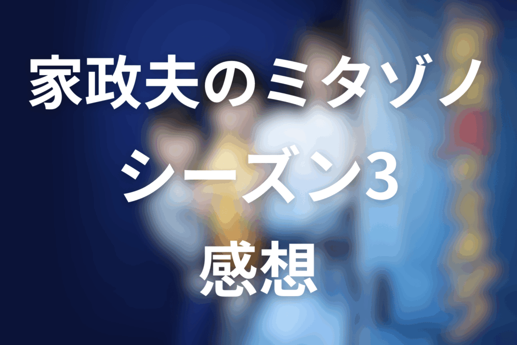家政夫のミタゾノシーズン3の全話通しての感想