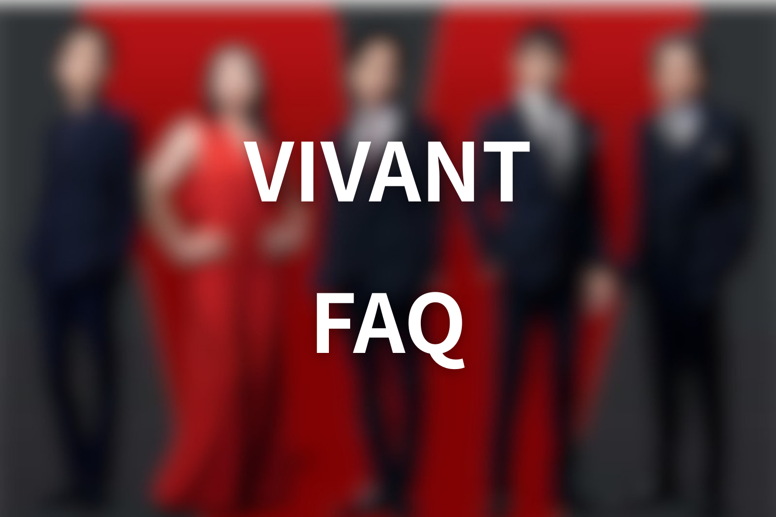 ドラマ「VIVANT」FAQ