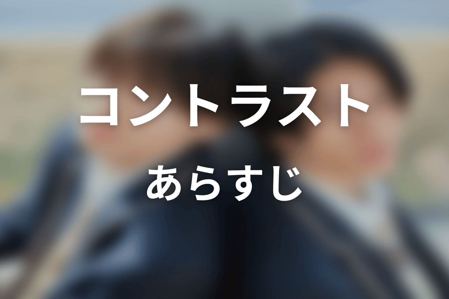 【コントラスト】のあらすじ
