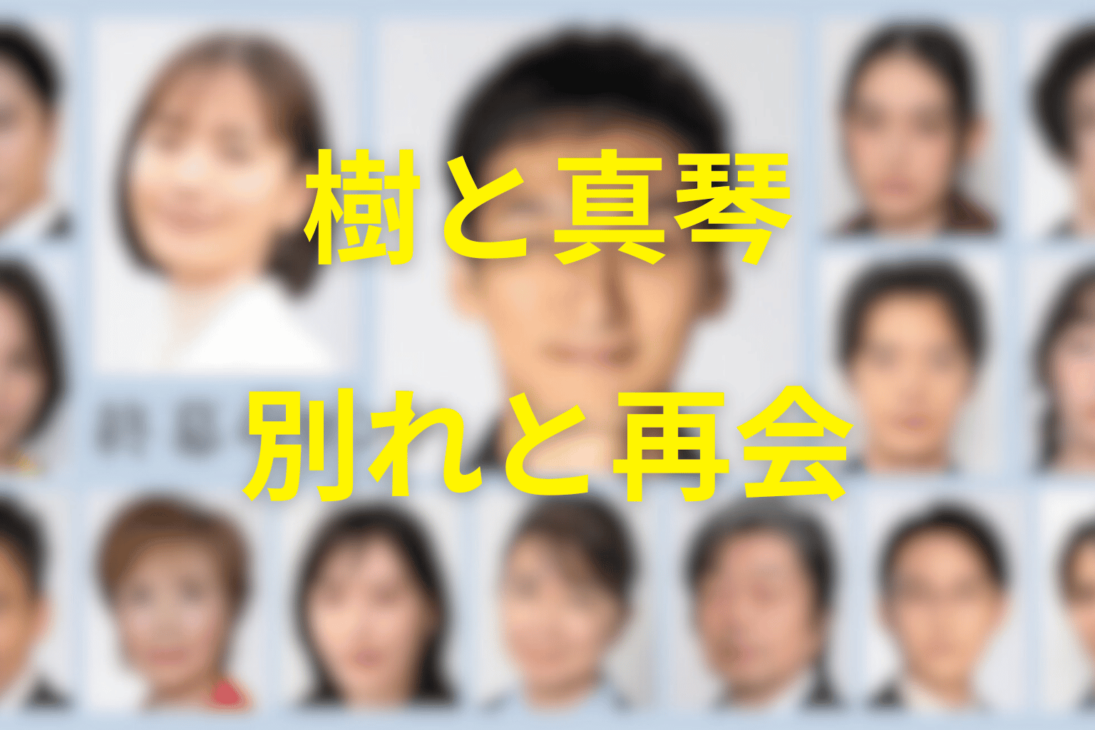 樹と真琴は最後どうなった?別れと再会の意味を考察