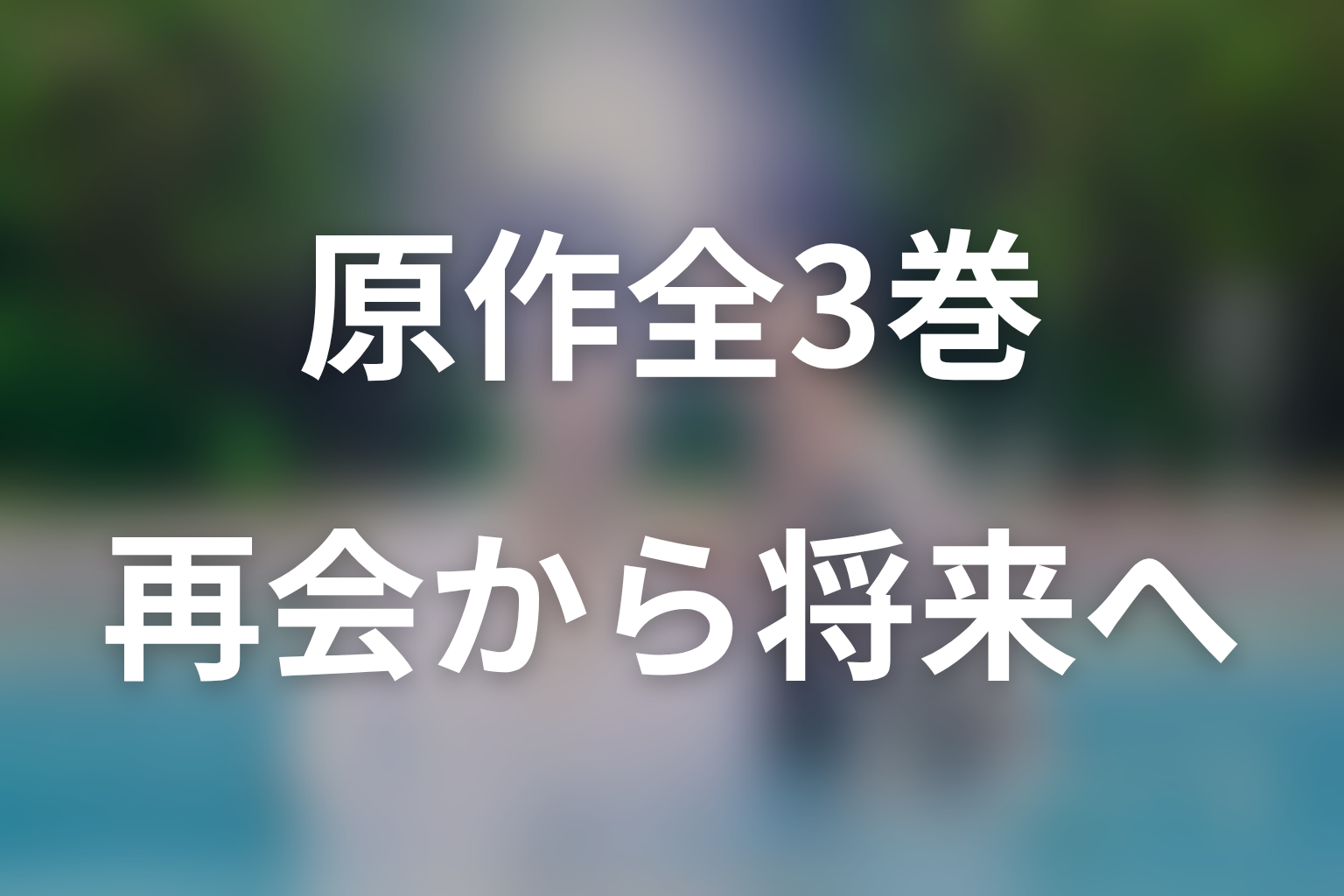 原作全3巻のあらすじをネタバレ|再会から二人の将来へ