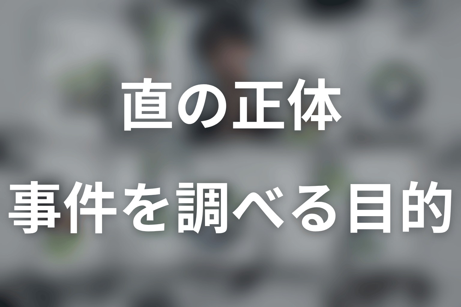 直はなぜ支樺岳事件を調べている？保険調査の目的