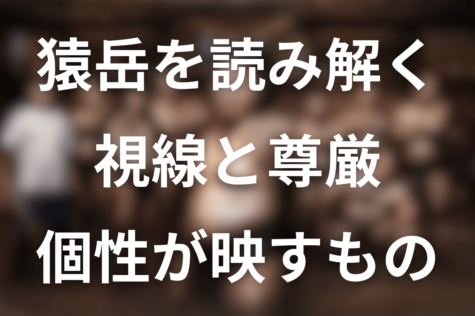 サンクチュアリの猿岳まとめ